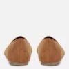 Flache Schuhe aus Kunstwildleder