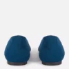 Flache Schuhe aus Kunstwildleder