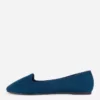 Flache Schuhe aus Kunstwildleder