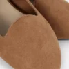 Flache Schuhe aus Kunstwildleder