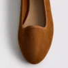 Flache Schuhe aus Wildleder