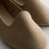 Flache Schuhe aus Wildleder