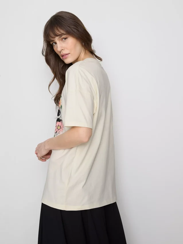 Fleetwood Mac – Lässiges Baumwoll-T-Shirt mit Aufdruck Fleetwood Mac – Lässiges Baumwoll-T-Shirt mit Aufdruck