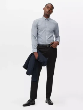 Formelle Hose aus Twill in schmaler Passform Formelle Hose aus Twill in schmaler Passform