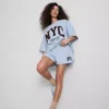 Freizeitshorts aus baumwollreichem Material im NYC-Stil Freizeitshorts aus baumwollreichem Material im NYC-Stil