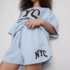 Freizeitshorts aus baumwollreichem Material im NYC-Stil Freizeitshorts aus baumwollreichem Material im NYC-Stil