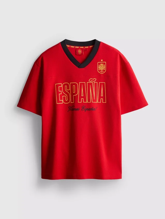 Fußball-Hemd mit Spanien-Motiv Fußball-Hemd mit Spanien-Motiv
