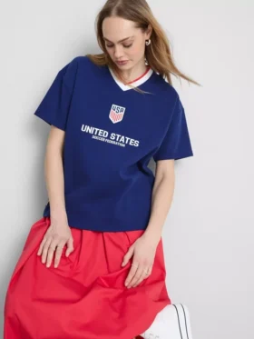Fußballtrikot aus Baumwolle des US-Fußballverbands
