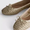 Geflochtene flache Schuhe für Ballerinas