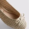 Geflochtene flache Schuhe für Ballerinas