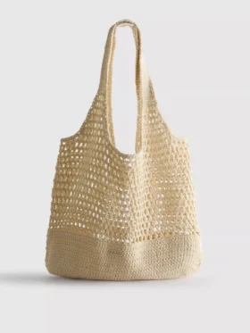 Gehäkelte Strandtasche