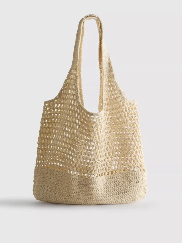 Gehäkelte Strandtasche Gehäkelte Strandtasche