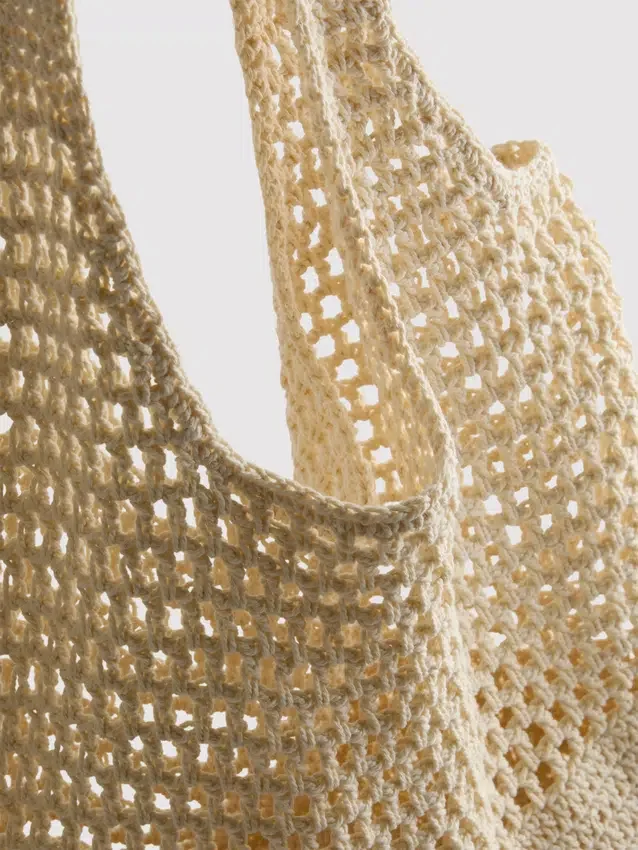 Gehäkelte Strandtasche Gehäkelte Strandtasche