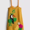 Gehäkeltes, besticktes Strand-Minikleid Gehäkeltes, besticktes Strand-Minikleid