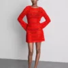 Gehäkeltes Strand-Minikleid Gehäkeltes Strand-Minikleid