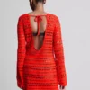 Gehäkeltes Strand-Minikleid Gehäkeltes Strand-Minikleid