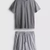 Gekarierte kurze Schlafanzug-Shorts Gekarierte kurze Schlafanzug-Shorts