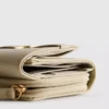 Geldbörse mit Reißverschluss und Metallic-Details