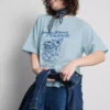 Geradliniges Grafik-T-Shirt aus Baumwolle