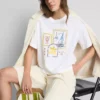 Geradliniges Grafik-T-Shirt aus Baumwolle