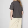 Geradliniges Grafik-T-Shirt aus Baumwolle Geradliniges Grafik-T-Shirt aus Baumwolle