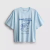 Geradliniges Grafik-T-Shirt aus Baumwolle