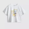 Geradliniges Grafik-T-Shirt aus Baumwolle