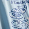 Geradliniges Grafik-T-Shirt aus Baumwolle