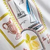 Geradliniges Grafik-T-Shirt aus Baumwolle