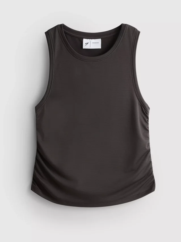 Gerafftes Funktions-Tanktop Gerafftes Funktions-Tanktop