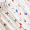 Gerippte Schlafhose mit Schmetterlingsmuster Gerippte Schlafhose mit Schmetterlingsmuster