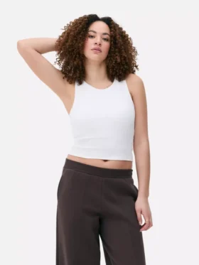 Geripptes Racerback-Tanktop