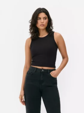 Geripptes Racerback-Tanktop
