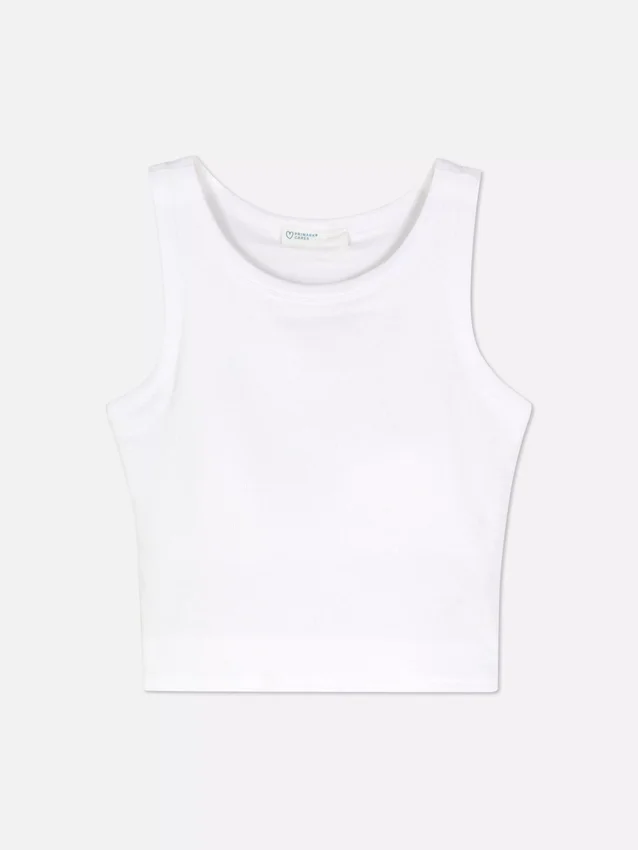 Geripptes Racerback-Tanktop Geripptes Racerback-Tanktop