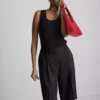Geripptes Tanktop aus Baumwollmischung