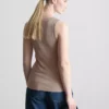 Geripptes Tanktop aus Baumwollmischung
