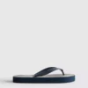 Gestreifte Flatform-Flip-Flops