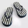 Gestreifte Flatform-Flip-Flops