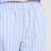 Gestreifte Oxford-Schlafhose aus Baumwolle Gestreifte Oxford-Schlafhose aus Baumwolle