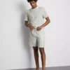 Gestreifte Schlafanzug-Shorts Gestreifte Schlafanzug-Shorts
