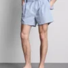 Gestreifte Schlafanzug-Shorts Gestreifte Schlafanzug-Shorts