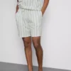 Gestreifte Schlafanzug-Shorts Gestreifte Schlafanzug-Shorts