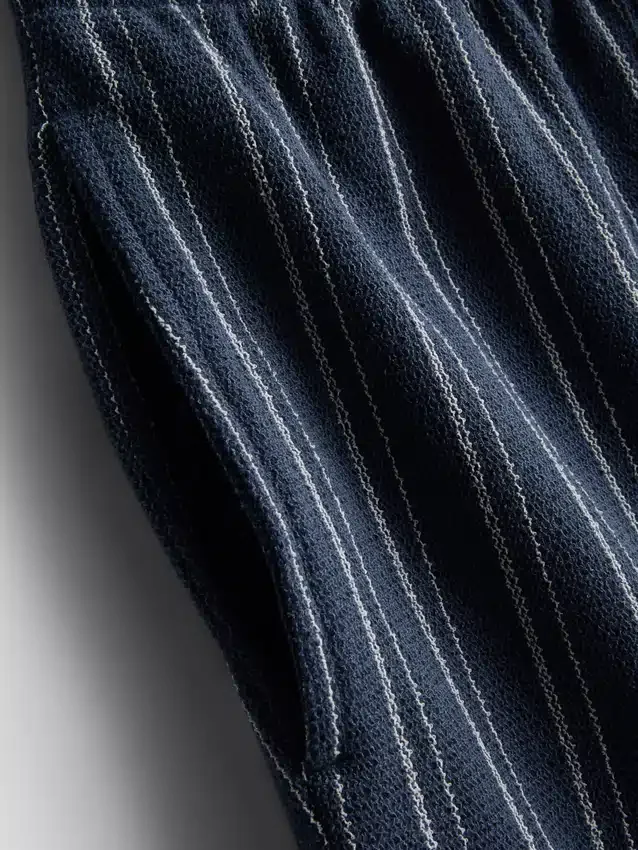 Gestreifte Schlafanzug-Shorts Gestreifte Schlafanzug-Shorts