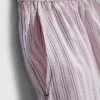 Gestreifte Schlafanzug-Shorts aus Baumwolle im „Room Service“-Stil Gestreifte Schlafanzug-Shorts aus Baumwolle im „Room Service“-Stil