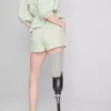 Gestreifte Seersucker-Shorts aus Baumwolle Gestreifte Seersucker-Shorts aus Baumwolle