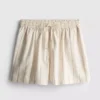Gestreifte Shorts aus Baumwollmischung