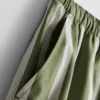 Gestreifte Shorts aus Baumwollpopeline Gestreifte Shorts aus Baumwollpopeline