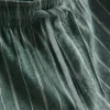 Gestreifte Shorts aus Leinenmischung Gestreifte Shorts aus Leinenmischung