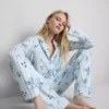Gestreifter Boyfriend-Schlafanzug mit Stitch von Disney