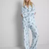 Gestreifter Boyfriend-Schlafanzug mit Stitch von Disney